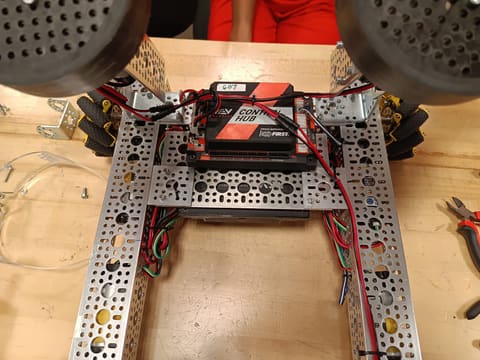 The Control Hub mounted in a new position