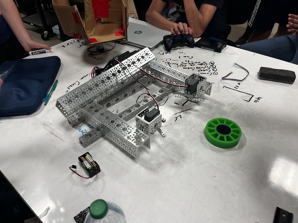 An early intake prototype with two spinning bars